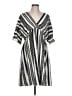 Unbranded 100% Polyester Chevron-herringbone Black Casual Dress Size L (estimated) - photo 1