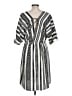 Unbranded 100% Polyester Chevron-herringbone Black Casual Dress Size L (estimated) - photo 2