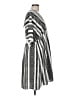 Unbranded 100% Polyester Chevron-herringbone Black Casual Dress Size L (estimated) - photo 4