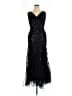 Unbranded 100% Polyester Black Cocktail Dress Size 16 - photo 1