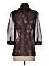 Banana Republic Black 3/4 Sleeve Blouse Size S - photo 2
