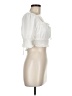 Petal and Pup 100% Polyester Ivory Short Sleeve Blouse Size 8 - photo 4