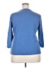 Basic Editions Blue 3/4 Sleeve T-Shirt Size XXL - photo 2