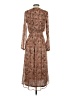 Mila Mae 100% Polyester Paisley Floral Brown Cocktail Dress Size XS - photo 2
