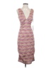 Siena Chevron-herringbone Purple Cocktail Dress Size 4 - photo 1