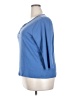 Basic Editions Blue 3/4 Sleeve T-Shirt Size XXL - photo 5