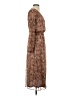 Mila Mae 100% Polyester Paisley Floral Brown Cocktail Dress Size XS - photo 4