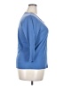 Basic Editions Blue 3/4 Sleeve T-Shirt Size XXL - photo 4