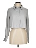 Zara Gray Long Sleeve Blouse Size M - photo 1