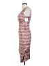 Siena Chevron-herringbone Purple Cocktail Dress Size 4 - photo 5