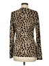 MICHAEL Michael Kors Brown Gray Long Sleeve Blouse Size M - photo 2