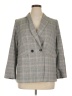 Talbots Plaid Gray Blazer Size 14 Petite - photo 1