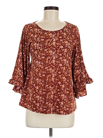 Willow & Root 3/4 Sleeve Blouse (view 1)