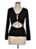 Jonathan Simkhai Black Long Sleeve Top Size L - photo 1