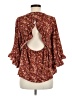 Willow & Root Brown 3/4 Sleeve Blouse Size M - photo 2