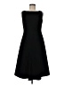 Talbots 100% Polyester Solid Black Cocktail Dress Size 6 - photo 1