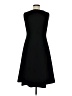 Talbots 100% Polyester Solid Black Cocktail Dress Size 6 - photo 2