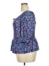 Draper James Blue 3/4 Sleeve Blouse Size XXL - photo 5