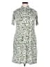Amana Print Green Casual Dress Size XL - photo 1