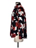 J.Crew 100% Silk Floral Red Long Sleeve Silk Top Size 2 - photo 5