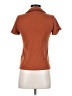 Madewell Orange Ribbed Polo Button-Front Tee Size XS - photo 2