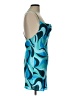 Zara Graphic Blue Cocktail Dress Size L - photo 4