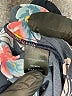 AVA Floral Black Casual Pants Size M - photo 5