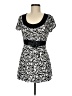 Unbranded 100% Polyester Graphic Black Casual Dress Size M - photo 1
