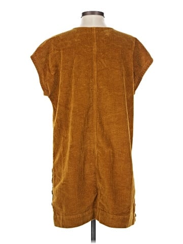 Madewell Corduroy Side-Button Shift Dress (view 2)