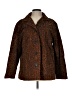 Robert Louis Animal Print Brown Coat Size L - photo 1