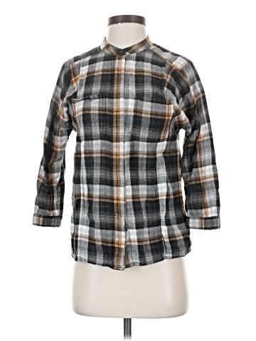 Broadway & Broome 3/4 Sleeve Button-Down Shirt (view 1)