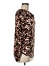 Chico's Animal Print Brown Long Sleeve Blouse Size Med (1) - photo 4