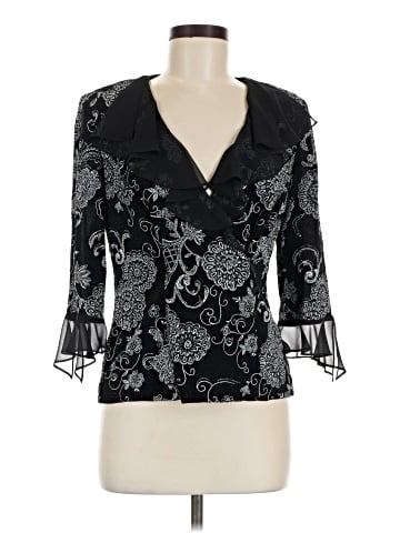 Alex Evenings 3/4 Sleeve Blouse (view 1)