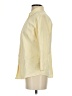 L.L.Bean 100% Cotton Houndstooth Yellow 3/4 Sleeve Button-Down Shirt Size S - photo 5