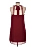 BCX 100% Polyester Solid Burgundy Cocktail Dress Size L - photo 2