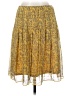 Max Studio 100% Polyester Paisley Yellow Casual Skirt Size S - photo 1