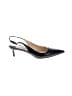 Prada 100% Leather Black Leather slingback heels Size EU 38 - photo 1
