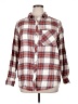 Gap 100% Cotton Plaid Red Long Sleeve Button-Down Shirt Size XL - photo 1