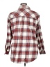 Gap 100% Cotton Plaid Red Long Sleeve Button-Down Shirt Size XL - photo 2