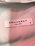 Equipment Solid Green Long Sleeve Blouse Size S - photo 7
