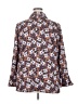 ELOQUII 100% Polyester Print Brown Long Sleeve Blouse Size 18 Plus - photo 2