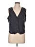 Faherty 100% Linen Gray Sleeveless Blouse Size L - photo 1
