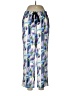 J.Crew 100% Polyester Tropical Blue Casual Pants Size 8 - photo 1