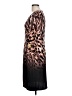 Jennifer Lopez Animal Print Brown Cocktail Dress Size L - photo 5