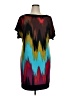 Muse 100% Polyester Graphic Black Casual Dress Size 14 - photo 1