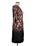 Jennifer Lopez Animal Print Brown Cocktail Dress Size L - photo 4
