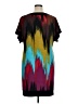 Muse 100% Polyester Graphic Black Casual Dress Size 14 - photo 2