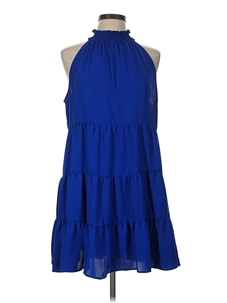 Pre-owned 1.state Casual Dress In Blue