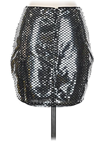 Superdown Faux Leather Skirt (view 2)