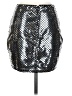 Superdown Metallic Silver Faux Leather Skirt Size S - photo 2
